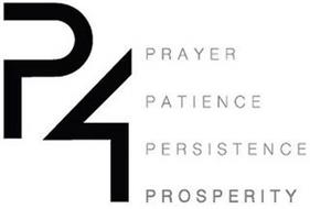 P4 PRAYER PATIENCE PERSISTENCE PROSPERITY