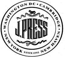 J. PRESS NEW YORK · WASHINGTON DC · CAMBRIDGE · NEW HAVEN