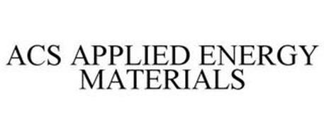 ACS APPLIED ENERGY MATERIALS