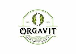 ORGAVIT ESTD 2018 QUALITY VITAMINS & SUPPLEMENTS