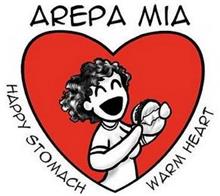 AREPA MIA HAPPY STOMACH WARM HEART