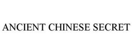ANCIENT CHINESE SECRET
