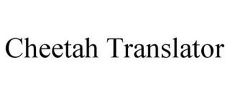 CHEETAH TRANSLATOR