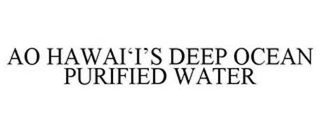 AO HAWAI'I'S DEEP OCEAN PURIFIED WATER