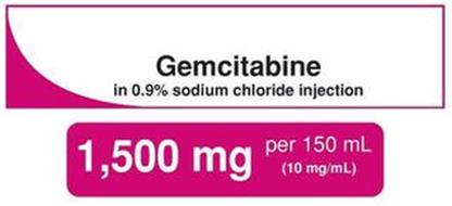GEMCITABINE IN 0.9% SODIUM CHLORIDE INJECTION 1,500 MG PER 150 ML (10 MG/ML)