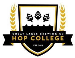 GREAT LAKES BREWING CO HOP COLLEGE EST.2018
