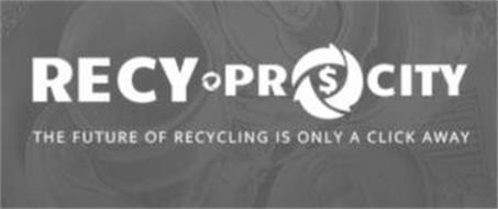 RECY-PROCITY THE FUTURE OF RECYCLING ISONLY A CLICK AWAY