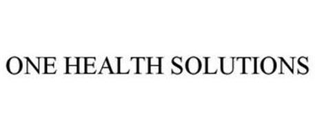 ONE HEALTH SOLUTIONS