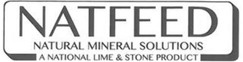 NATFEED NATURAL MINERAL SOLUTIONS A NATIONAL LIME & STONE PRODUCT
