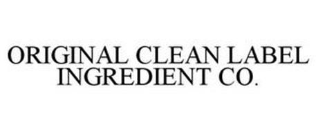 ORIGINAL CLEAN LABEL INGREDIENT CO.