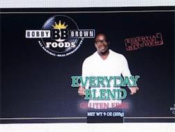 BOBBY BB BROWN FOODS ALL NATURAL REAL INGREDIENTS EVERYDAY BLEND GLUTEN FREE NET WT 9 OZ (255G) ESSENTIAL FOR EVERY KITCHEN