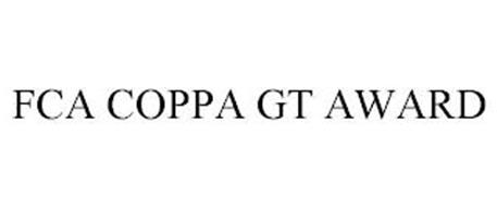 FCA COPPA GT AWARD