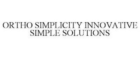 ORTHO SIMPLICITY INNOVATIVE SIMPLE SOLUTIONS