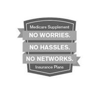 MEDICARE SUPPLEMENT NO WORRIES NO HASSLES NO NETWORKS INSURANCE PLAN