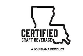 CERTIFIED CRAFT BEVERAGE A LOUISIANA PRODUCT