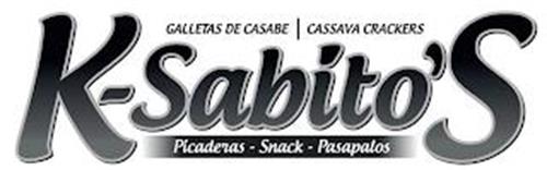 K-SABITO'S GALLETAS DE CASABE CASSAVA CRACKERS PICADERAS SNACK PASAPALOS