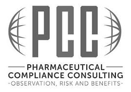 PCC - PHARMACEUTICAL - COMPLIANCE CONSULTING - OBSERVATION, RISK AND BENEFITS -