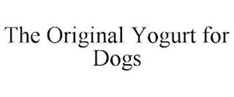 THE ORIGINAL YOGURT CREATED... JUST FOR DOGS!