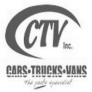 CTV INC. CARS TRUCKS VANS THE PARTS SPECIALIST