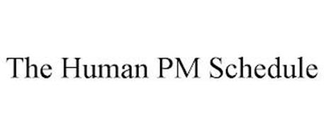 THE HUMAN PM SCHEDULE