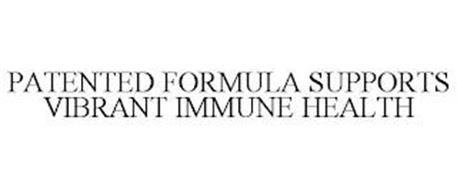 PATENTED FORMULA SUPPORTS VIBRANT IMMUNE HEALTH
