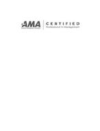 AMA AMERICAN MANAGEMENT ASSOCIATION CERTIFIED PROFESSIONAL IN MANAGEMENT