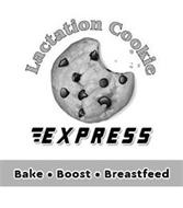 LACTATION COOKIE EXPRESS BAKE · BOOST · BREASTFEED