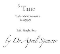 3 TMC TAYLORMADECOSMETICS 12.051976 SAFE. SIMPLE. SEXY BY DR. APRIL SPENCER