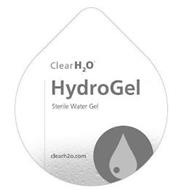 CLEAR H2O HYDROGEL STERILE WATER GEL CLEARH2O.COM