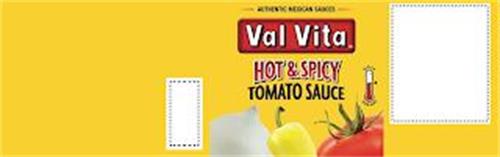 VAL VITA - AUTHENTIC MEXICAN SAUCES - HOT & SPICY TOMATO SAUCE MEDIUM, PICOR MEDIO