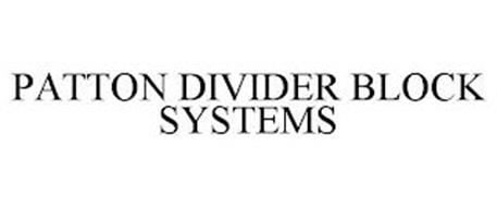 PATTON DIVIDER BLOCK SYSTEMS