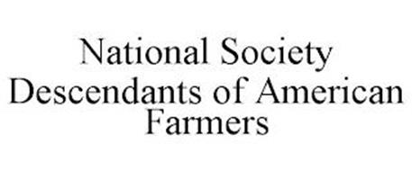 NATIONAL SOCIETY DESCENDANTS OF AMERICAN FARMERS