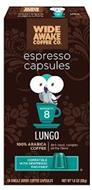 WIDE AWAKE COFFEE CO. ESPRESSO CAPSULESLUNGO