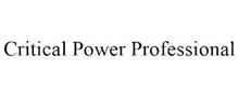 CRITICAL POWER PROFESSIONAL