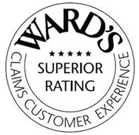 WARD'S CLAIMS CUSTOMER EXPERIENCE SUPERIOR RATING