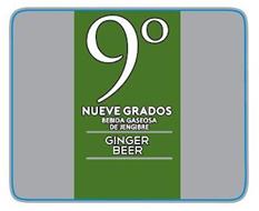 9º NUEVE GRADOS BEBIDA GASEOSA DE JENGIBRE GINGER BEER