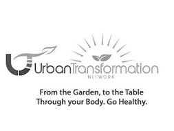 U URBANTRANSFORMATION NETWORK FROM THE GARDEN, TO THE TABLE THROUGH YOUR BODY. GO HEALTHY.