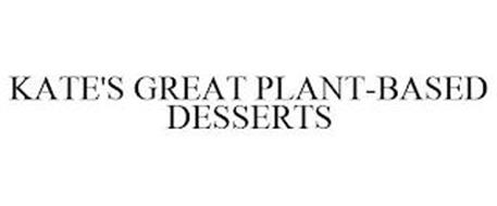 KATE'S GREAT PLANT-BASED DESSERTS
