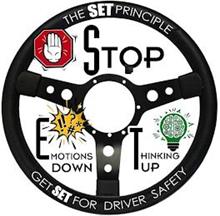 THE SET PRINCIPLE STOP EMOTIONS DOWN THINKINGUP GET SET FOR DRIVER SAFETY