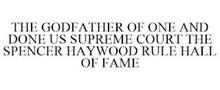 THE GODFATHER OF ONE AND DONE US SUPREME COURT THE SPENCER HAYWOOD RULE HALL OF FAME