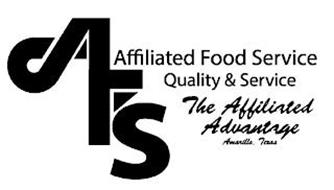 AFS AFFILIATED FOOD SERVICE QUALITY & SERVICE THE AFFILIATED ADVANTAGE AMARILLO, TEXAS