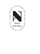 N GERMES DE LA NATURE · SKINCARE WITH ADEEP RESPECT FOR NATURE AND NATURAL INGREDIENTS