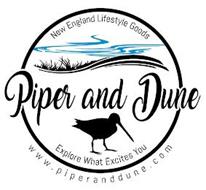 PIPER AND DUNE NEW ENGLAND LIFESTYLE GOODS EXPLORE WHAT EXCITES YOU WWW.PIPERANDDUNE.COM