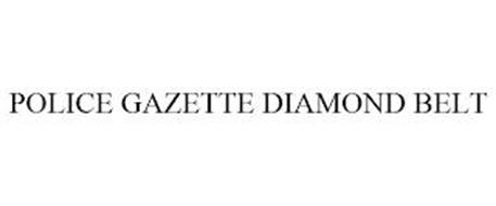 POLICE GAZETTE DIAMOND BELT