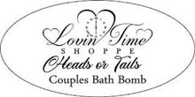LOVIN TIME SHOPPE HEADS OR TAILS COUPLES BATH BOMB