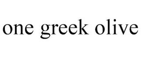 ONE GREEK OLIVE