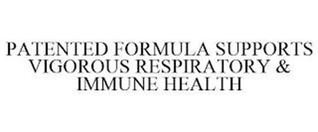PATENTED FORMULA SUPPORTS VIGOROUS RESPIRATORY & IMMUNE HEALTH