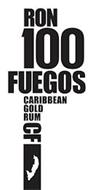 RON 100 FUEGOS CARIBBEAN GOLD RUM CF