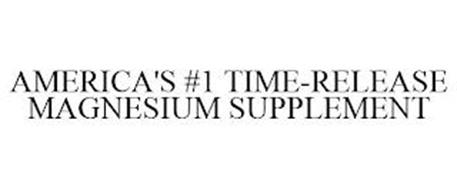 AMERICA'S #1 TIME-RELEASE MAGNESIUM SUPPLEMENT