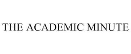 THE ACADEMIC MINUTE